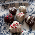 homemade chocolate heart candy